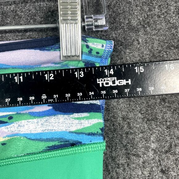 Lululemon Wunder Under Crop Reversible Women's 6 Jungle Green Inkwell - Picture 3 of 10